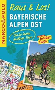 MARCO POLO Raus & Los! Bayerische Alpen Ost: Guide und große Erlebnis-Karte in praktischer Schutzhülle