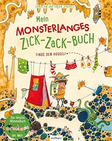 Mein monsterlanges Zick-Zack-Buch: Finde den Hoggel! | Buch | Zustand sehr gut