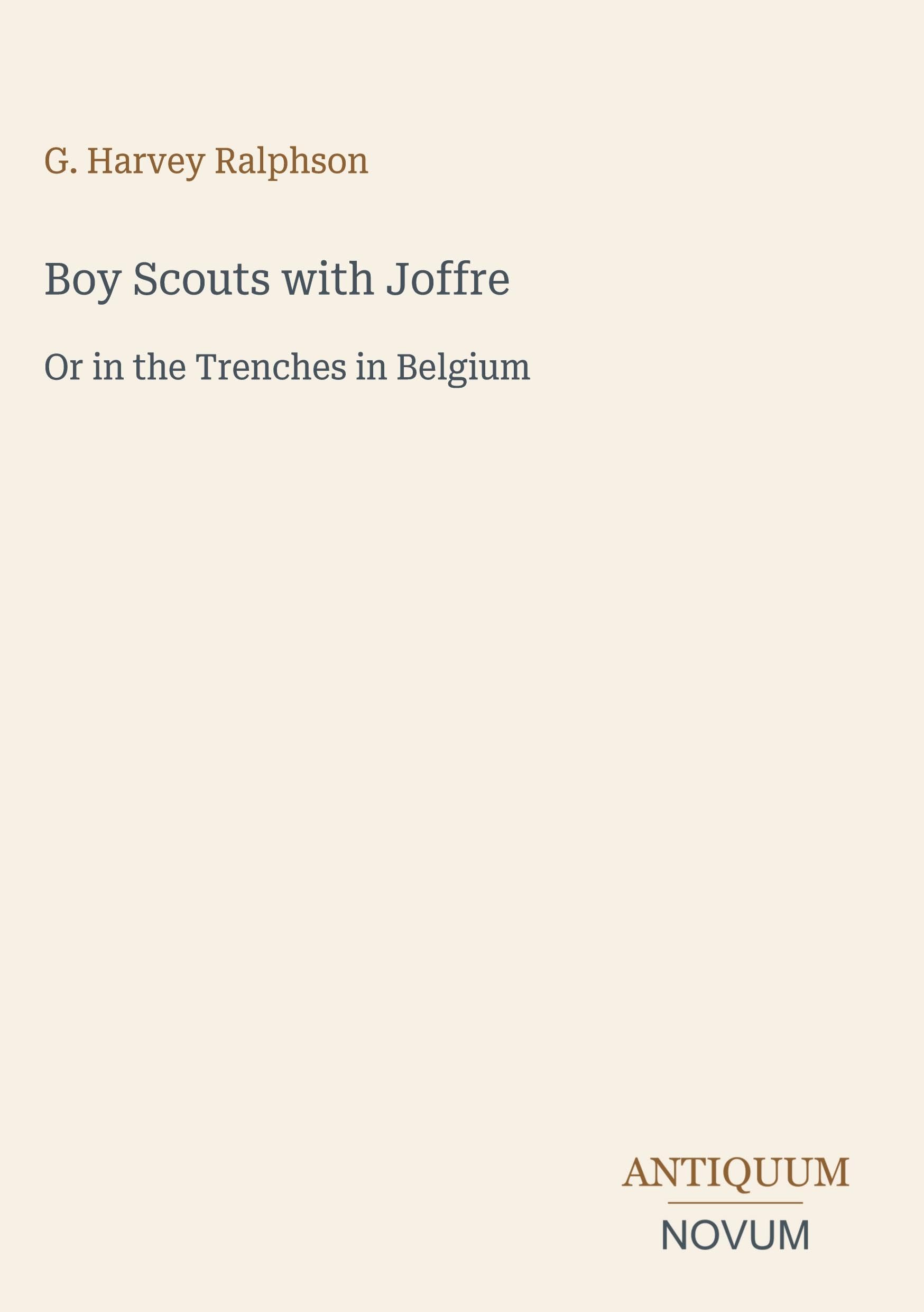 Boy Scouts with Joffre