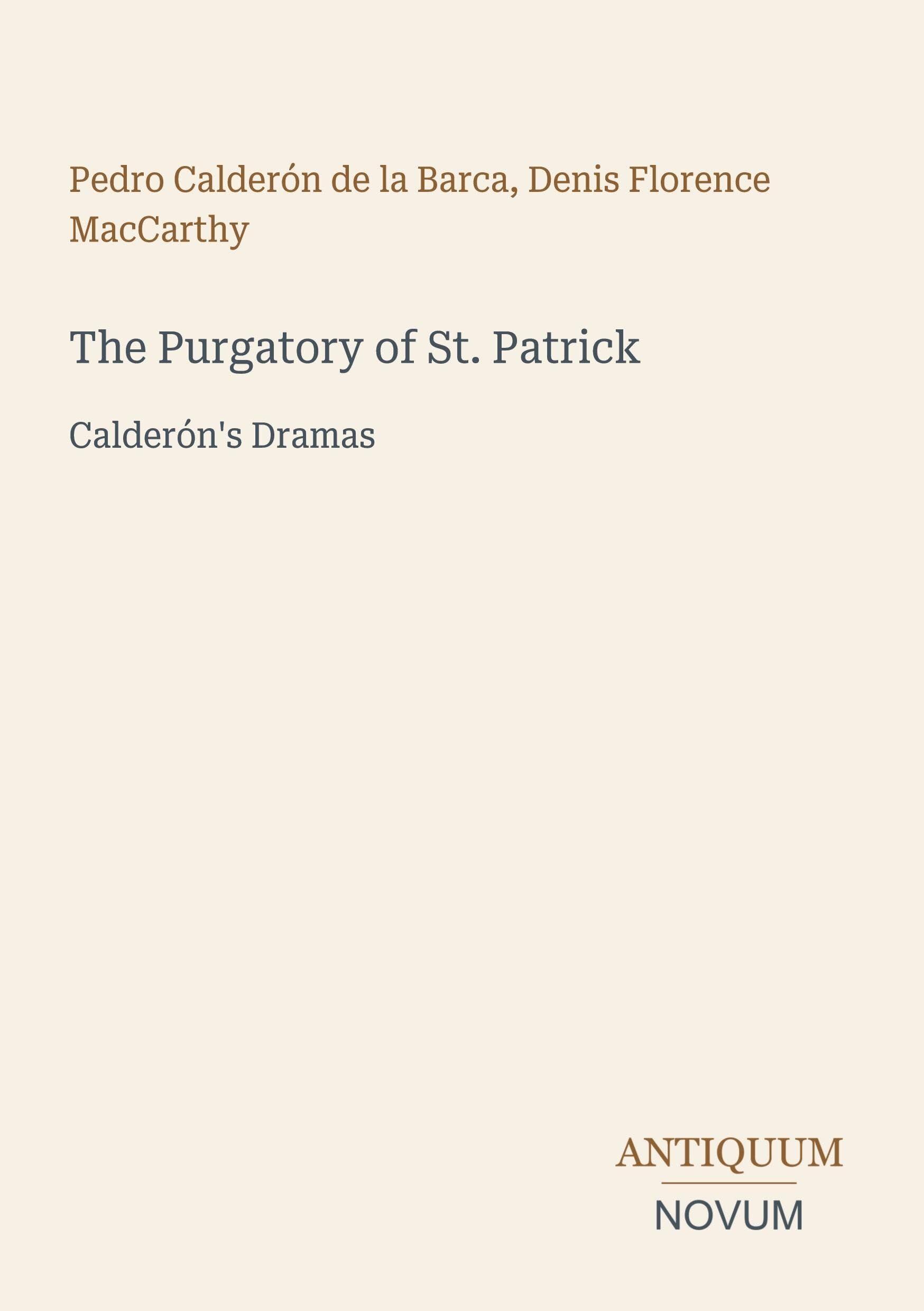 The Purgatory of St. Patrick