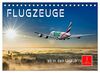Flugzeuge - ab in den Urlaub (Tischkalender 2023 DIN A5 quer), Calvendo Monatskalender