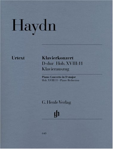 Klavierkonzert (Cembalokonzert) D-Dur Hob XVIII11 Klavierauszug - Joseph - Klavierkonzert (Cembalo) D-dur Hob XVIII11 Haydn Kartoniert (TB)
