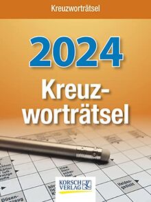 Kreuzworträtsel 2024: Tages-Abreisskalender mit einem neuen Kreuzworträtsel für jeden Tag I Aufstellbar I 12 x 16 cm