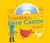 3 contes du Père Castor à la ferme : La plume du caneton ; La petite poule rouge ; Le cheval bleu (1CD audio)