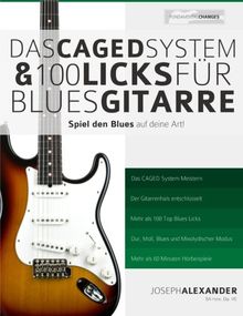 Das CAGED System und 100 Licks für Blues-Gitarre: Spiel den Blues auf deine Art!