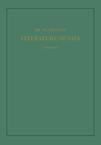Synopsis of Javanese Literature 900–1900 A.D. (Koninklijk Instituut voor Taal-, Land- en Volkenkunde, Band 1)