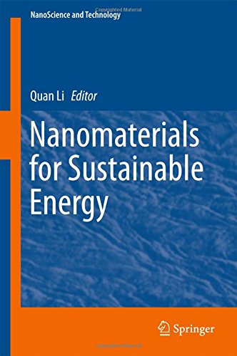 Nanomaterials for Sustainable Energy (NanoScience and Technology)