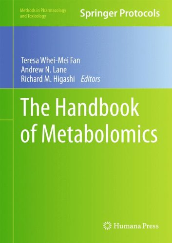 The Handbook of Metabolomics (Methods in Pharmacology and Toxicology)