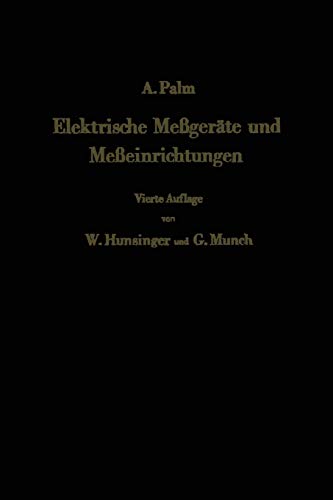 Elektrische Meßgeräte Und Meßeinrichtungen
