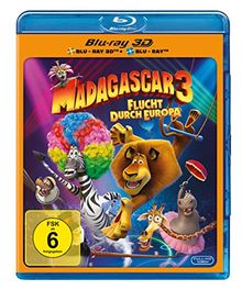 Madagascar 3 - Flucht durch Europa [3D Blu-ray]