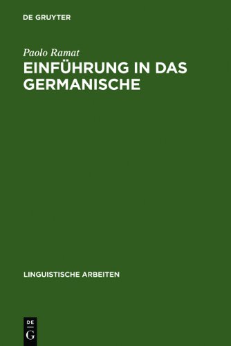 Einführung in das Germanische (Linguistische Arbeiten)