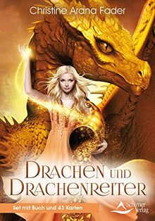 Drachen und Drachenreiter: - Set mit Buch und 43 Karten