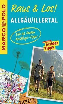 MARCO POLO Raus & Los! Allgäu, Illertal: Guide und große Erlebnis-Karte in praktischer Schutzhülle
