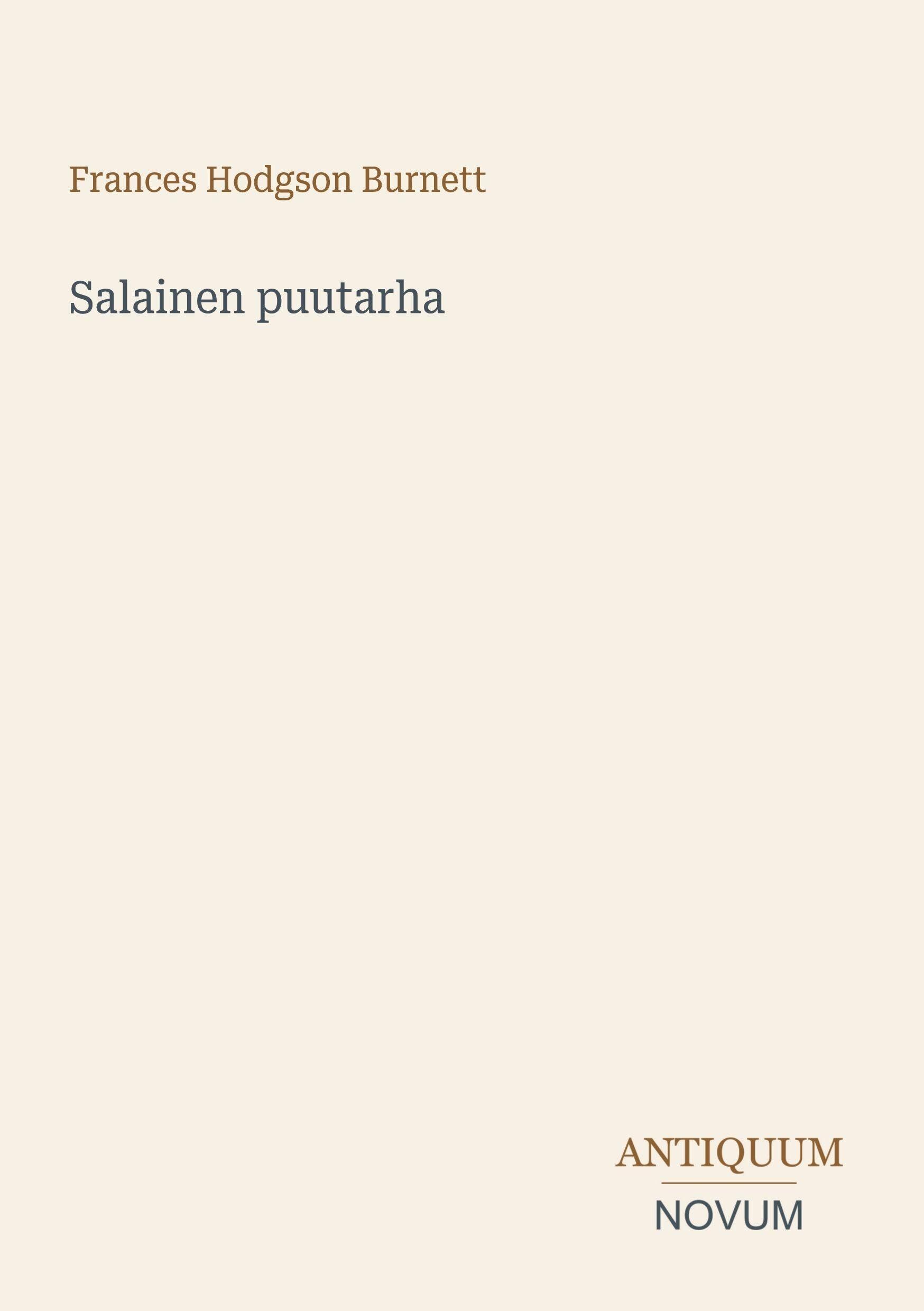 Salainen puutarha