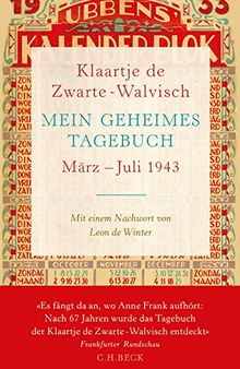 Mein geheimes Tagebuch: März - Juli 1943