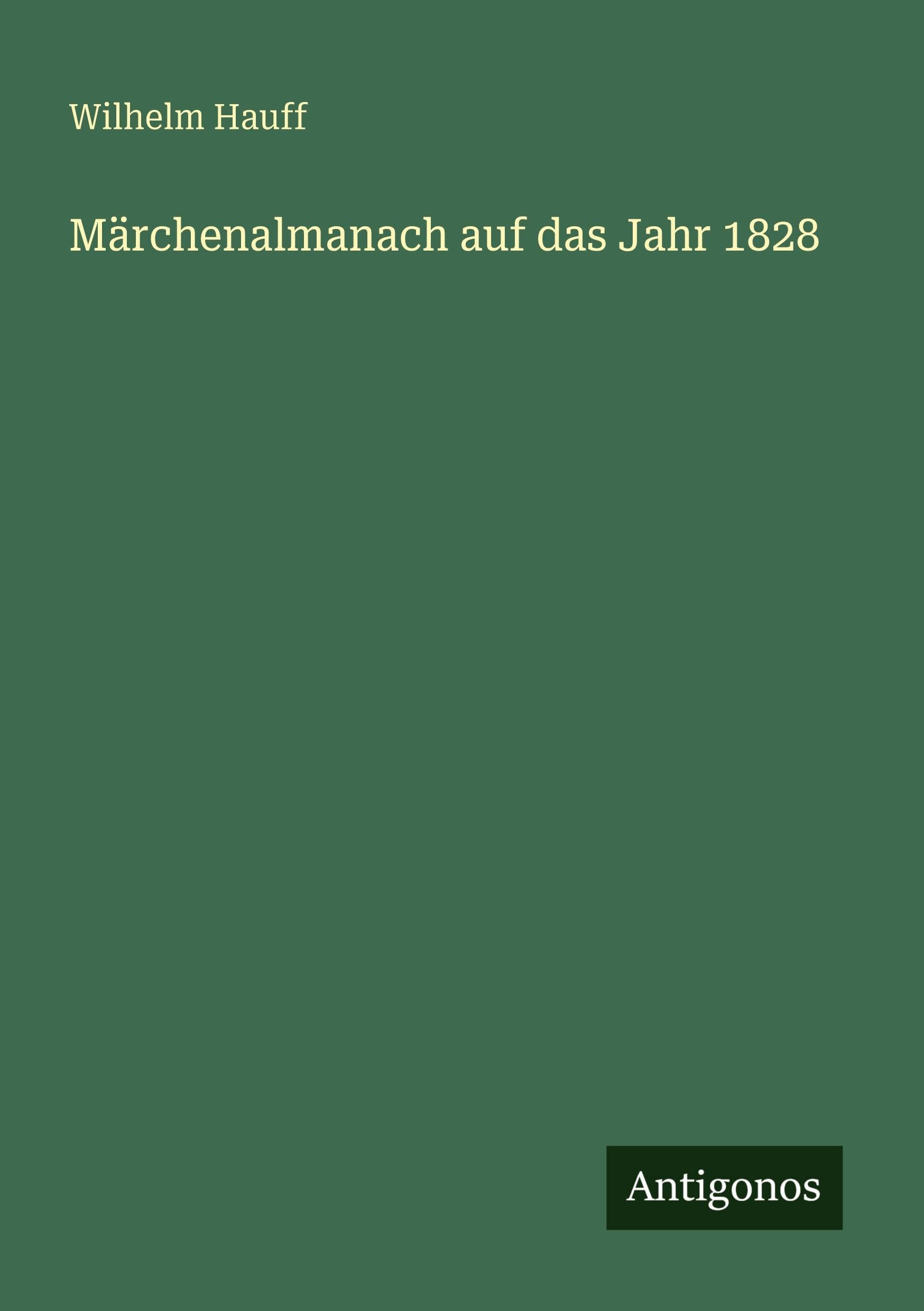 Märchenalmanach auf das Jahr 1828