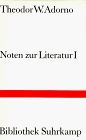 Noten zur Literatur I