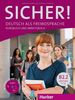 Sicher! B2/2: Deutsch als Fremdsprache / Kurs- und Arbeitsbuch mit Audio-CD zum Arbeitsbuch, Lektion 7-12