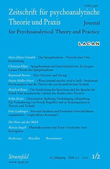 Zeitschrift für psychoanalytische Theorie und Praxis, Jg. XXV / LACAN