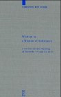 Wisdom as a Woman of Substance: A Socioeconomic Reading of Proverbs 1–9 and 31:10–31 (Beihefte zur Zeitschrift für die alttestamentliche Wissenschaft, 304)