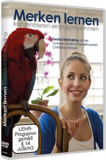 Gedächtnistraining mit Christiane Stenger - Merken Lernen (DVD) besser konzentrieren, einprägen erinnern