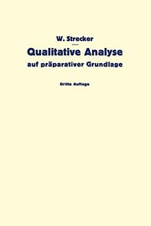 Qualitative Analyse auf präparativer Grundlage
