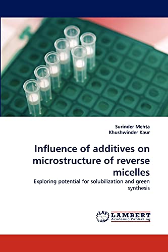 Influence of additives on microstructure of reverse micelles: Exploring potential for solubilization and green synthesis