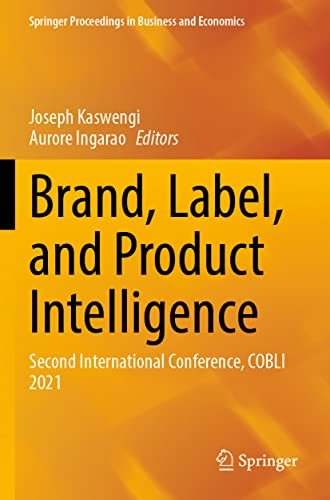 Brand, Label, and Product Intelligence: Second International Conference, COBLI 2021 (Springer Proceedings in Business and Economics)
