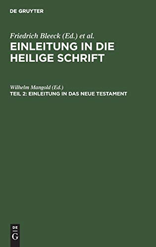 Einleitung in das Neue Testament (Einleitung in die Heilige Schrift)