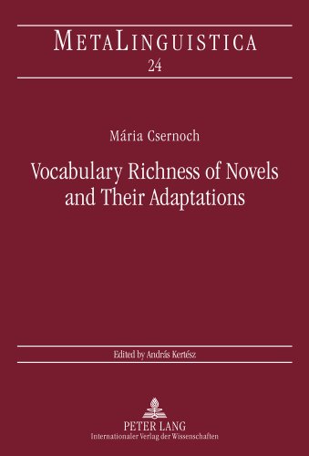Vocabulary Richness of Novels and Their Adaptations (Metalinguistica)