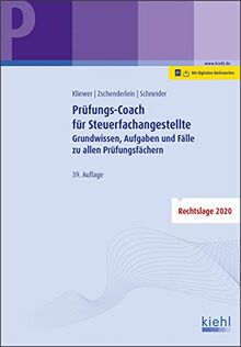 Prüfungs-Coach für Steuerfachangestellte: Grundwissen, Aufgaben und Fälle zu allen Prüfungsfächern