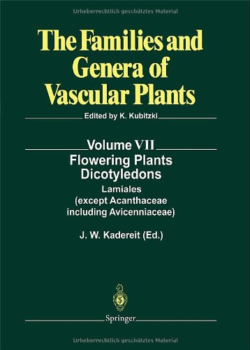 Flowering Plants. Eudicots: Asterales: (The Families and Genera of Vascular Plants)