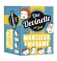 Monsieur & madame : une devinette par jour