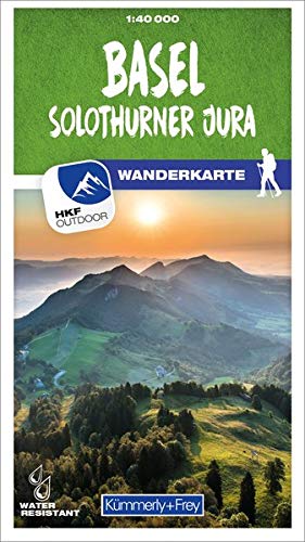 Basel / Solothurner Jura 05 Wanderkarte 1:40 000 matt laminiert (Kümmerly+Frey Wanderkarten)