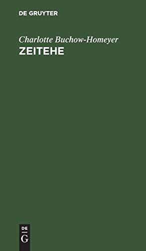 Zeitehe: Ein Vorschlag