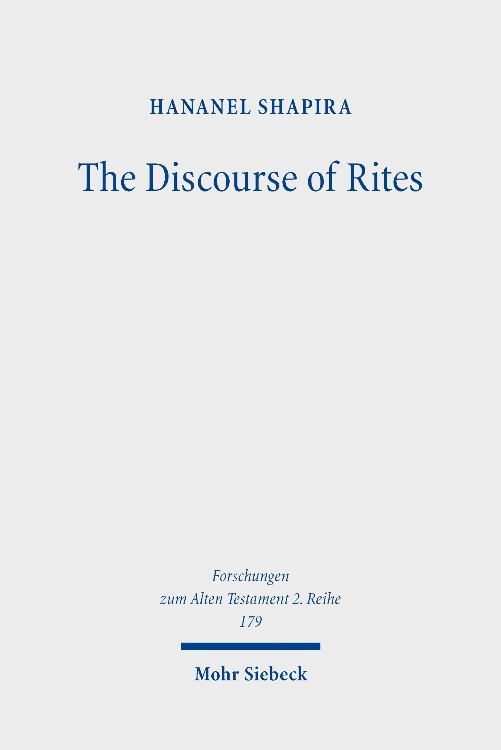 The Discourse of Rites