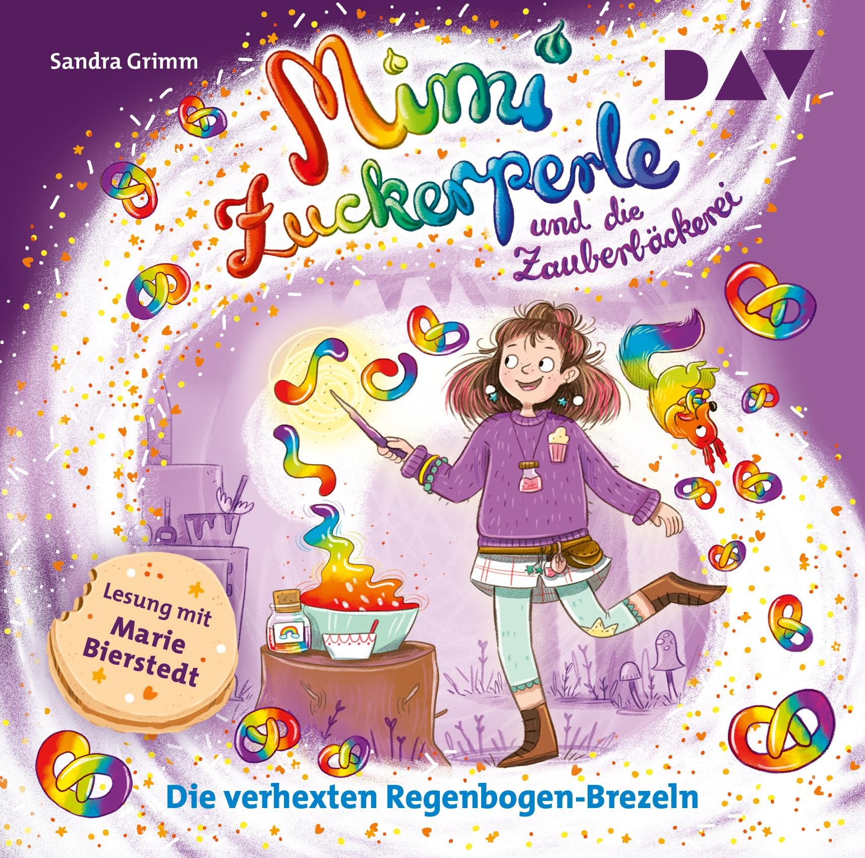 Mimi Zuckerperle und die Zauberbäckerei – Teil 3: Die verhexten Regenbogen-Brezeln: Ungekürzte Lesung mit Musik mit Marie Bierstedt (1 CD)