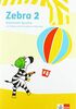 Zebra 2: Arbeitsheft Sprache mit Videos und interaktiven Übungen Klasse 2 (Zebra. Ausgabe ab 2018)
