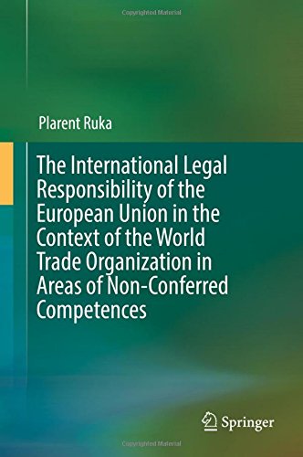 The International Legal Responsibility of the European Union in the Context of the World Trade Organization in Areas of Non-Conferred Competences