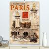 Paris - la Ville de l'amour (hochwertiger Premium Wandkalender 2024 DIN A2 hoch), Kunstdruck in Hochglanz