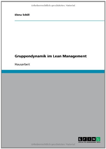 Gruppendynamik im Lean Management