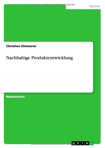 Nachhaltige Produktentwicklung