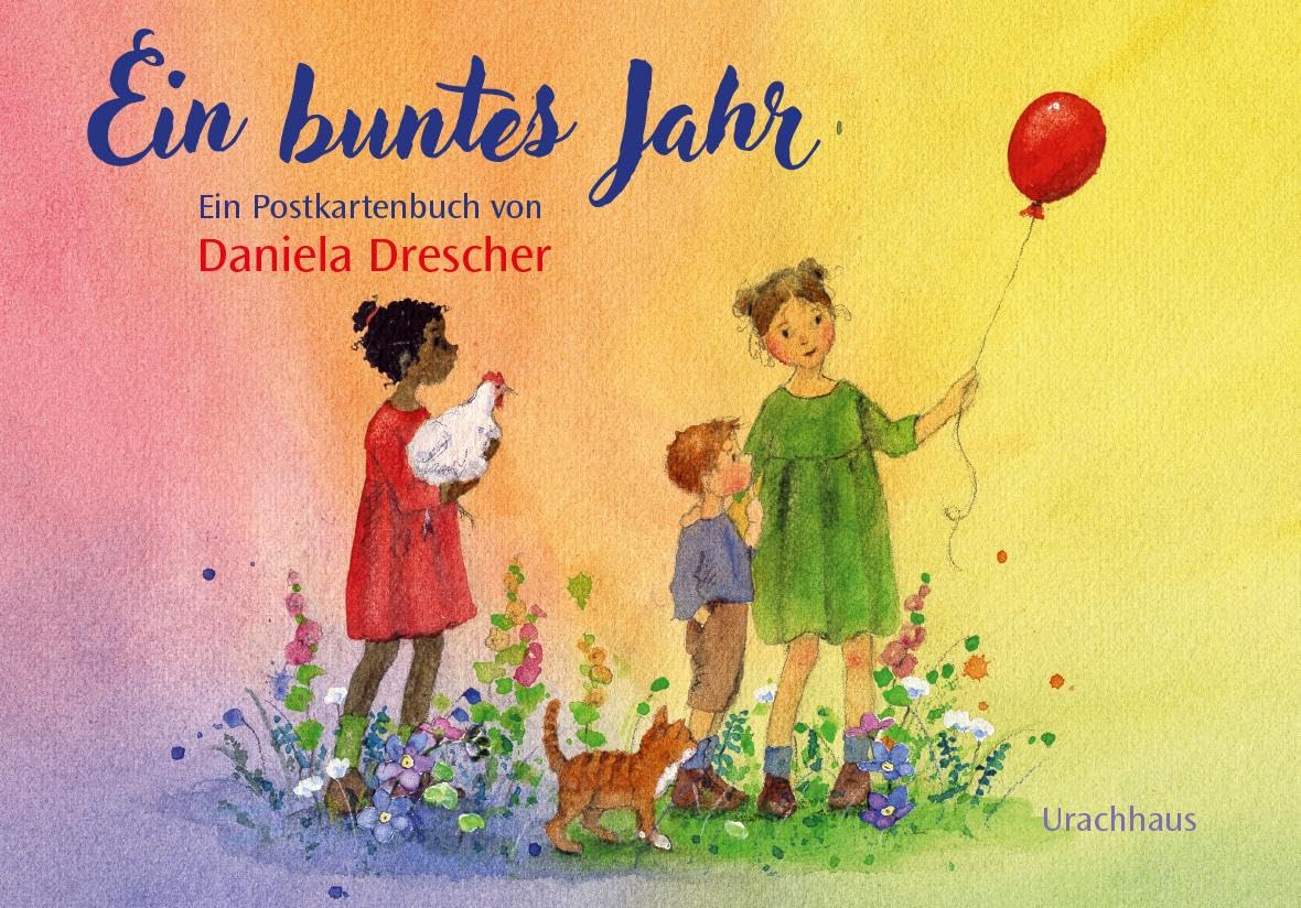 Drescher, Daniela: Postkartenbuch 'Ein buntes Jahr'