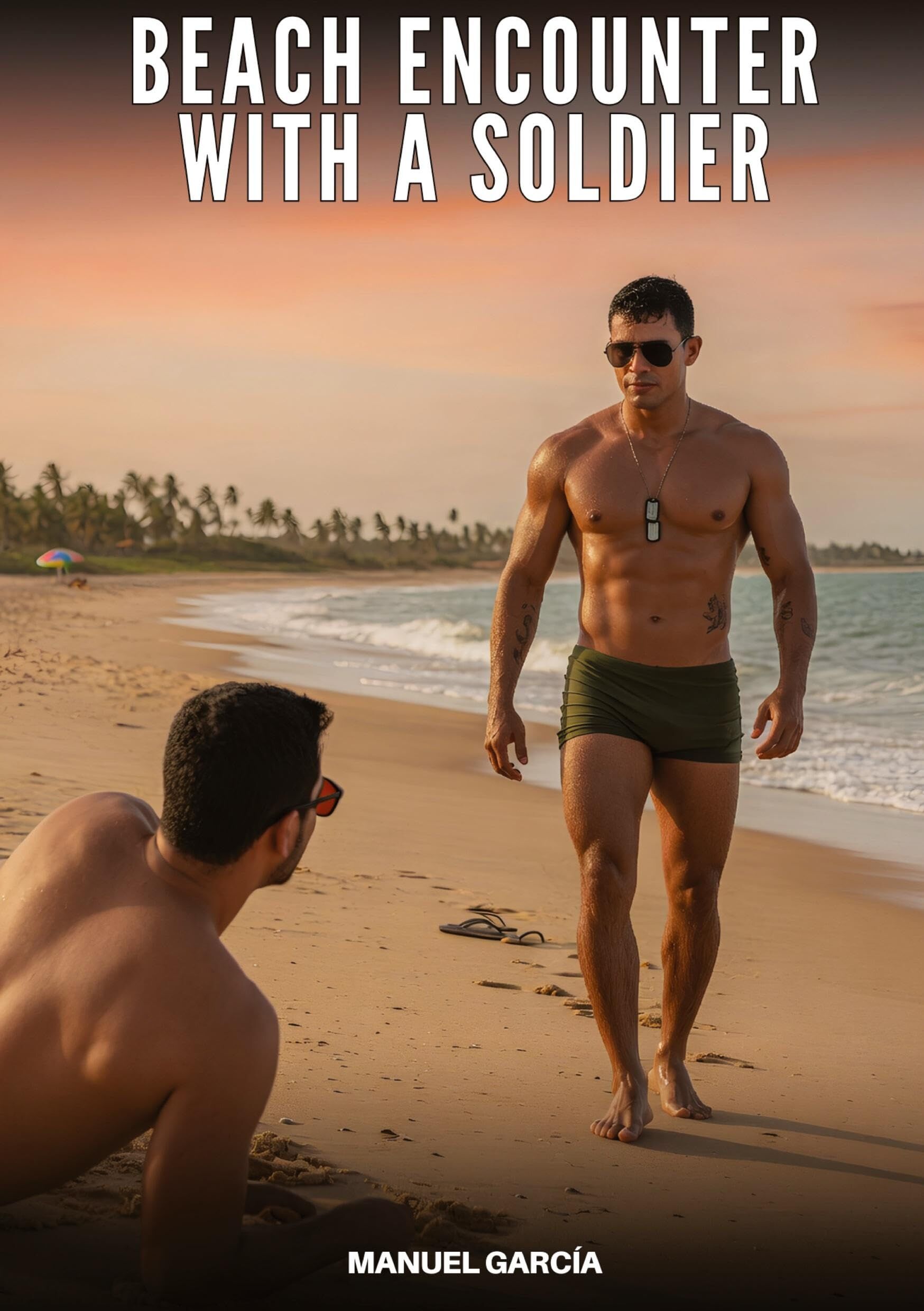 Beach Encounter with a Soldier