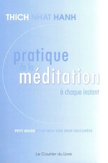 Pratique de la méditation à chaque instant : petit guide pour nos vies trop occupées