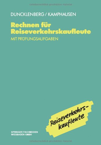 Rechnen für Reiseverkehrskaufleute