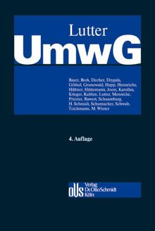 Umwandlungsgesetz: Kommentar mit systematischer Darstellung des Umwandlungssteuerrechts: Bd. 1. §§ 1-151 / Bd. 2. §§ 152-325