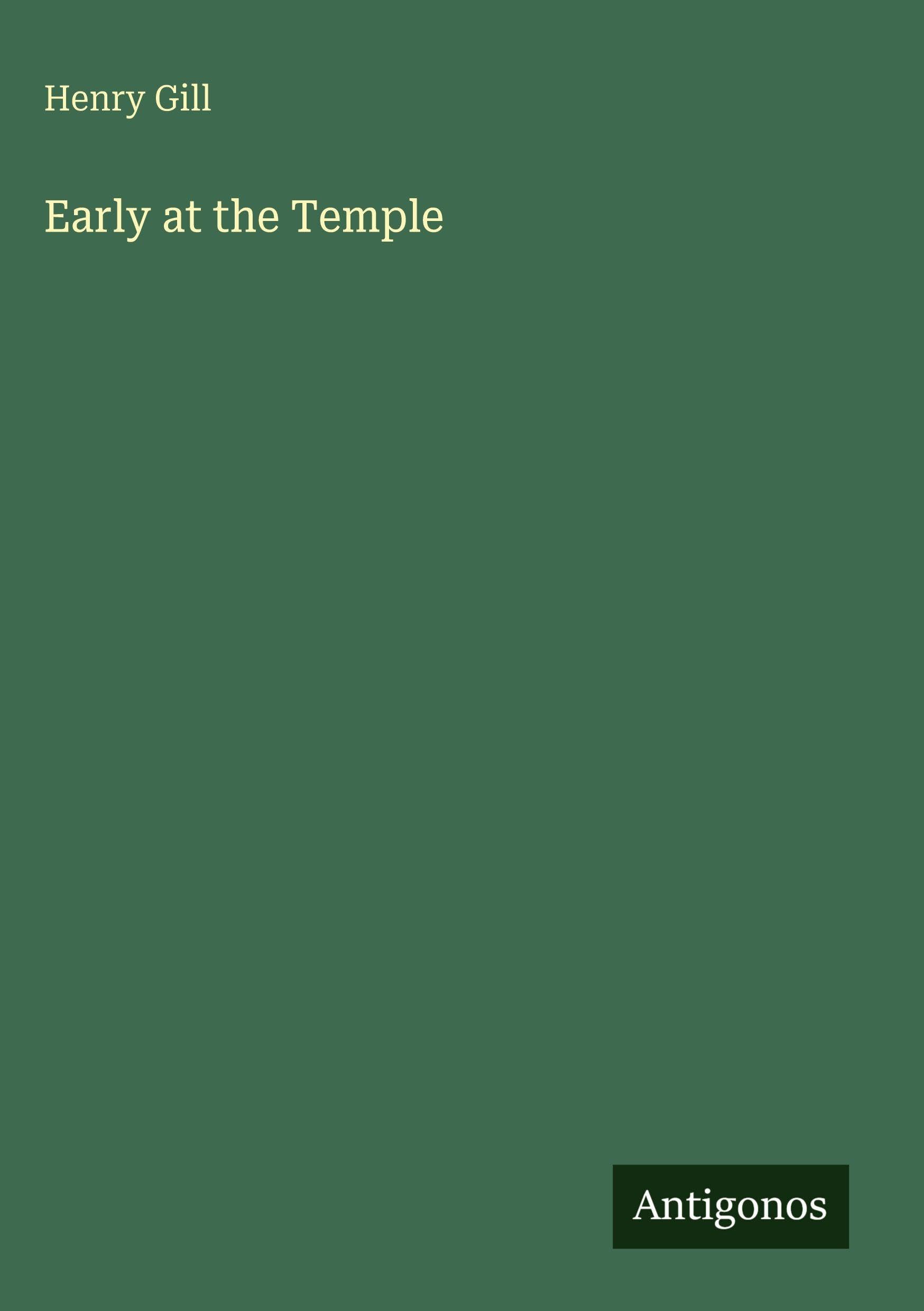 Early at the Temple
