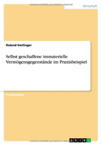 Selbst geschaffene immaterielle Vermögensgegenstände im Praxisbeispiel