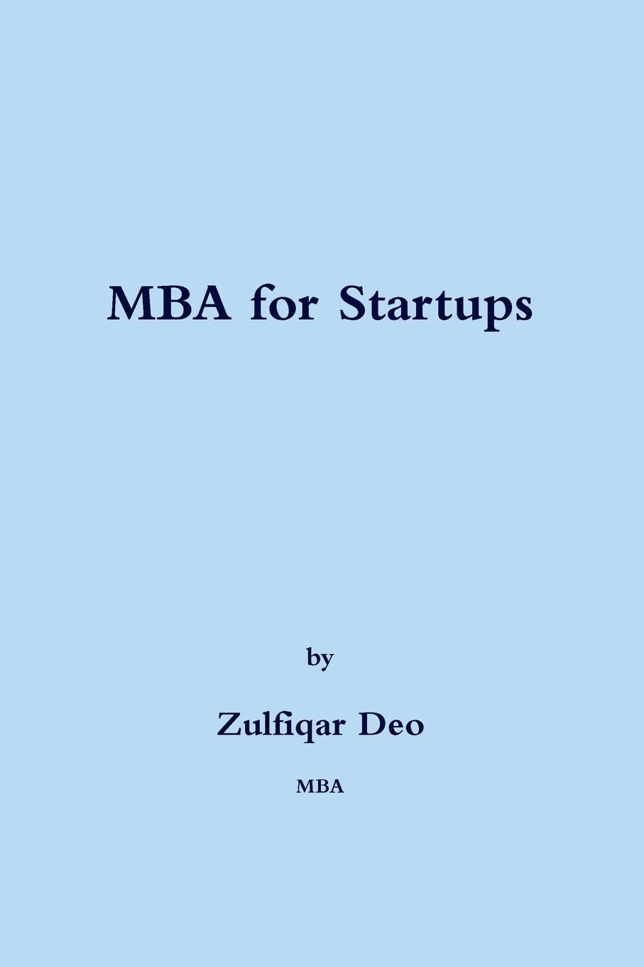 MBA for Startups